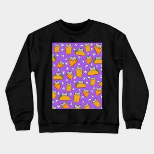 Cute food pattern Crewneck Sweatshirt